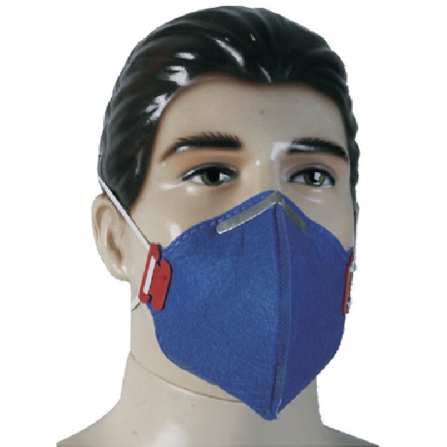 Foto 1 - Mscaras respirador facial descartvel pff-1 azul